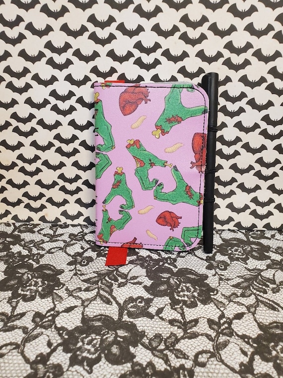 Zombie Hearts Journal, Miniature Composition Witchy Spells Notebook, Mini Comp Pocket Notepad