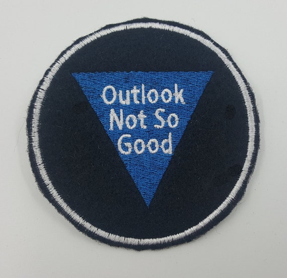 Outlook Not So Good Magic 8 Ball Patch