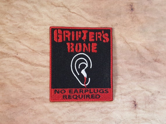 Grifter's Bone Band Patch Fully Embroidered, Horror Podcast Badge, MAG Cosplay, TMA Eldritch Patches, The Slaughter Fear Entity Patch