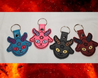 Chibi Baphomet Keychain