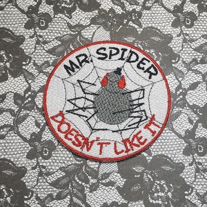 Mr. Spider Patch Fully Embroidered, Horror Podcast Badge, MAG Cosplay, Creepy Children&#39;s Book Patch, TMA Eldritch Patches
