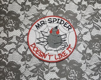 Mr. Spider Patch Fully Embroidered, Horror Podcast Badge, MAG Cosplay, Creepy Children's Book Patch, TMA Eldritch Patches