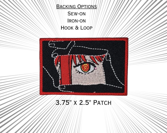 Quiet on the Set Anime Patch, Power Tool Doggo and Friends, High Quality Fully Embroidered Demon Fighting Patches
