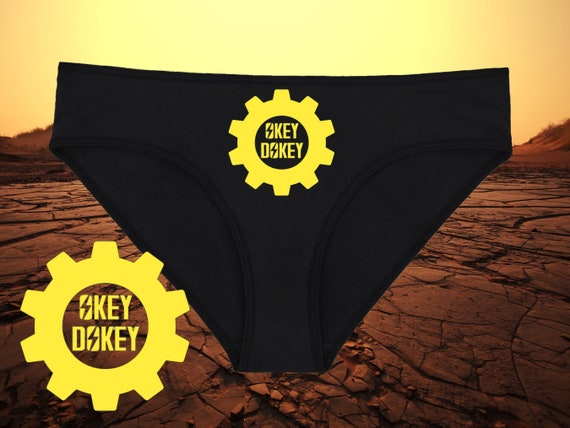 Okey Dokey Video Game Underwear, Nerdy Dainty & Dangerous Panties, Nuclear Apocalypse Lingerie, Multiple Sizes Available Small-2XL