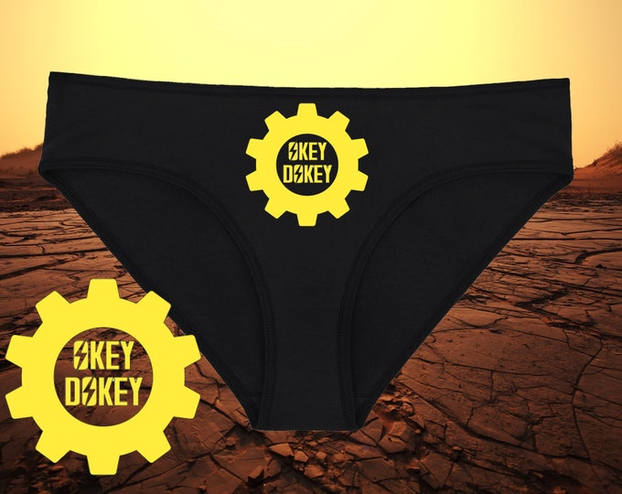 Okey Dokey Video Game Underwear, Nerdy Dainty & Dangerous Panties, Nuclear Apocalypse Lingerie, Multiple Sizes Available Small-2XL