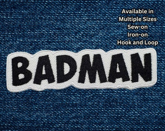 Badman Anime Meme Label Patch