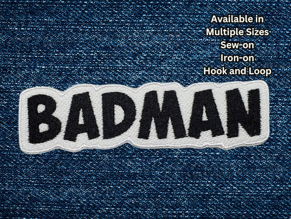 Badman Anime Meme Label Patch
