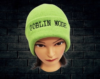 Goblin Mode Beanie, Chaotic Girlfriend, Bisexual Energy, adhd