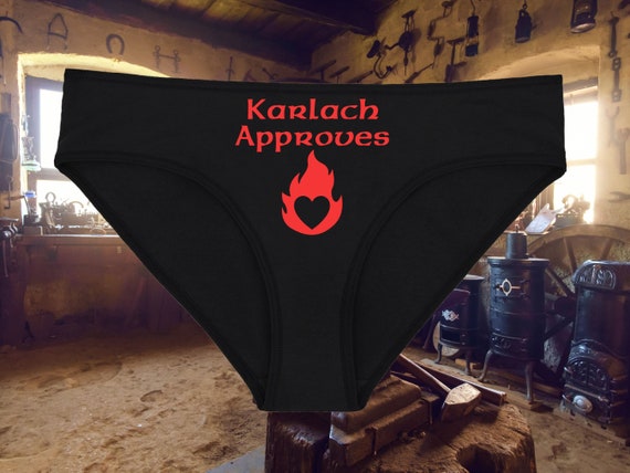 Karlach Approves Nerdy Underwear, Dainty & Dangerous Panties, Cast a Spell on Your Significant Other, Sizes Available From Small-2XL