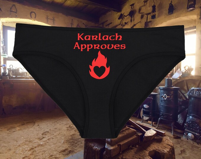 Karlach Approves Nerdy Underwear, Dainty & Dangerous Panties, Cast a Spell on Your Significant Other, Sizes Available From Small-2XL