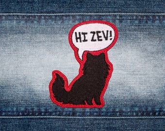 HI ZEV Royal Cat Patch, DCC-Inspired Patch, Customizable Dungeon Crawling Persian Cat Royalty Patch, LitRPG-Inspired Patch