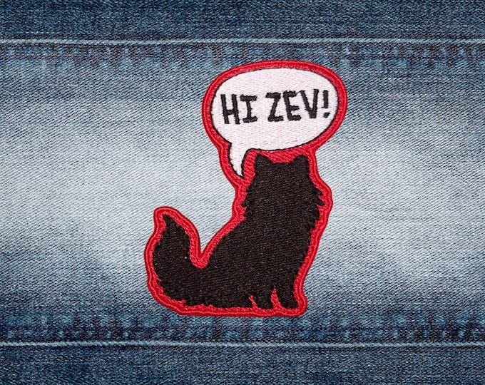 HI ZEV Royal Cat Patch, DCC-Inspired Patch, Customizable Dungeon Crawling Persian Cat Royalty Patch, LitRPG-Inspired Patch