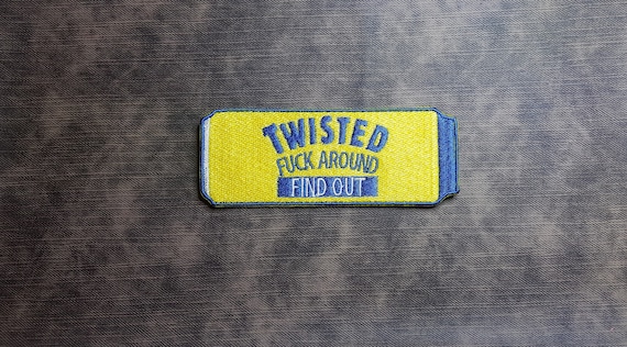 Twisted Meme Fully Embroidered Patch, Tea Protest Emblem, Perfect for Battle Jacket, Battle Vest Patch, ACAB FTP BLM