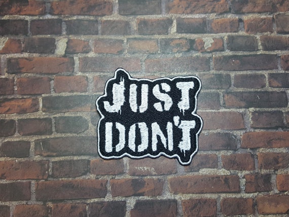 Just Don't Patch Fully Embroidered, DnD Emblem, Punk Genasi Barbarian Badge, Great for Cosplay, CR-Inspired Patch, Perfect Gift for Nerd