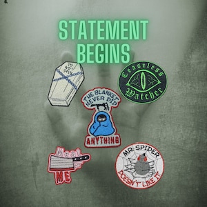 TMA Patch Bundle, Five Fully Embroidered Horror Podcast Patches, MAG Cosplay, TMA Eldritch Patches