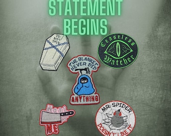 TMA Patch Bundle, Five Fully Embroidered Horror Podcast Patches, MAG Cosplay, TMA Eldritch Patches