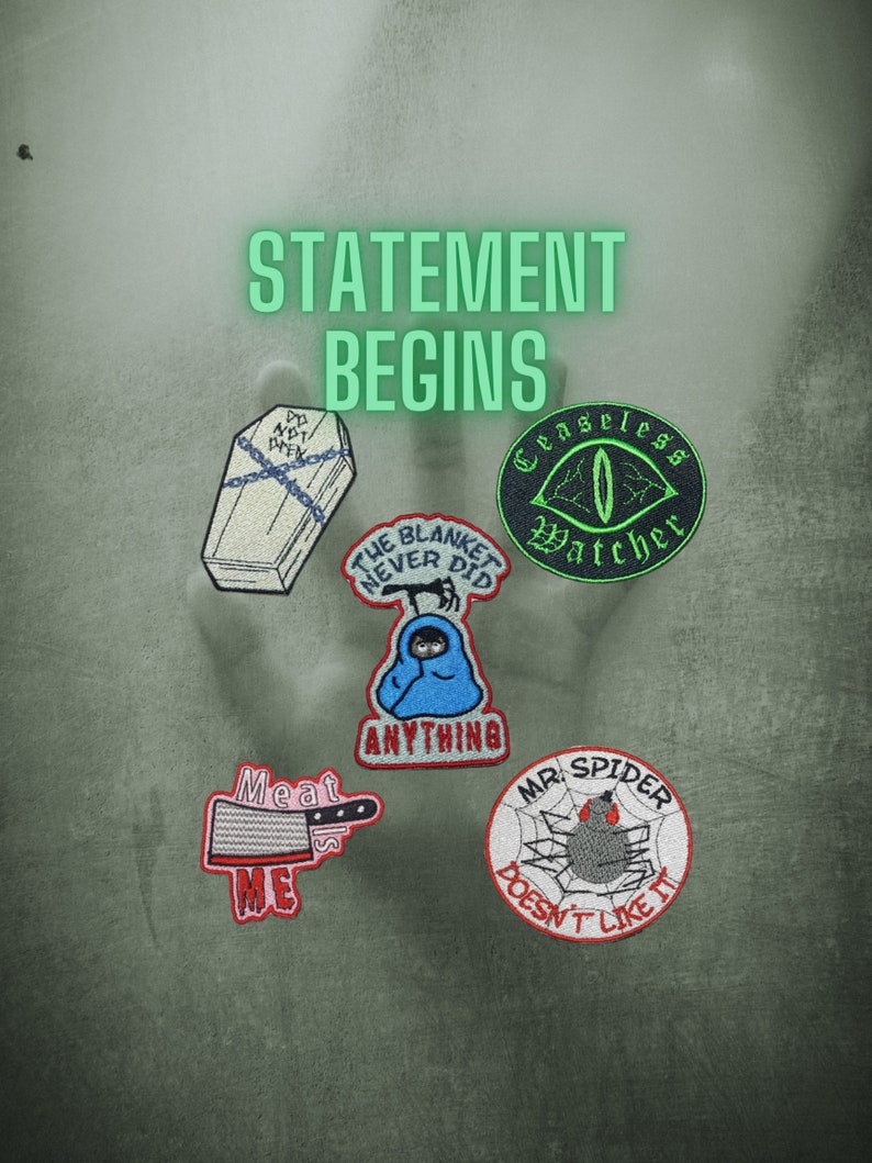 TMA Patch Bundle, Five Fully Embroidered Horror Podcast Patches, MAG ...