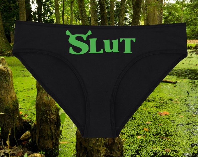Ogre Slut Underwear, Dainty & Dangerous Panties, Cast a Spell on Your Significant Other, Sizes Available From Small-2XL