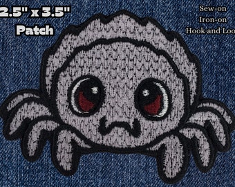 Cute Spider Patch, Kawaii spidey, adorable little guy, Adorable Spider Patch: Perfect for Spooky Cuties!