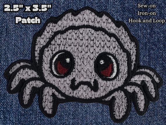 Cute Spider Patch, Kawaii spidey, adorable little guy, Adorable Spider Patch: Perfect for Spooky Cuties!