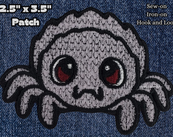 Cute Spider Patch, Kawaii spidey, adorable little guy, Adorable Spider Patch: Perfect for Spooky Cuties!