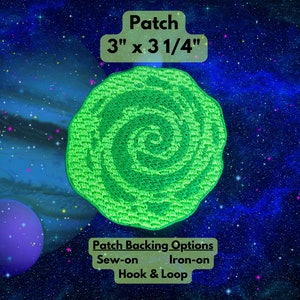 Funny Adult Cartoon Portal Patch, Sci-Fi Video Animated Series Emblems, Morale Patch Sew On, Iron On, Hook and Loop, 100% Embroidery