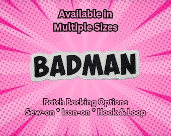 Badman Anime Meme Label Patch