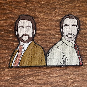 IASIP Dinner Stare Patch Fully Embroidered, Comedy Meme Emblem, Silly TV Show Symbol, Perfect for Battle Vests or Jackets