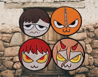 Chibi Devil Hunter Anime Patch, Power Tool Doggo and Friends, High Quality Fully Embroidered Demon Fighting Patches