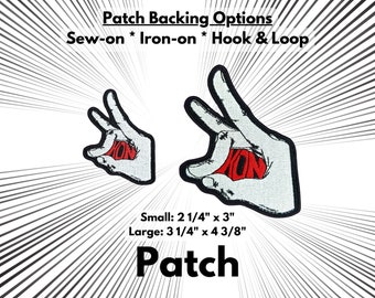 Kon Anime Patch, Power Tool Doggo and Friends, High Quality Fully Embroidered Demon Fighting Patches