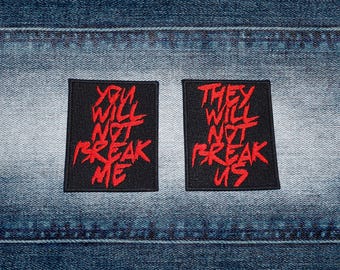 You Will Not Break Me/They Will Not Break Us Patch, DCC-Inspired Patch, Customizable Dungeon Anarchist Patch, LitRPG-Inspired Patch