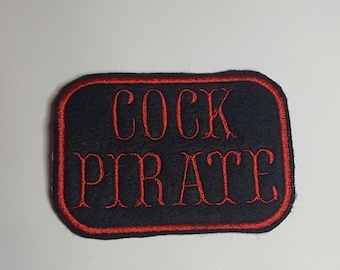 Cock Pirate Label Patch