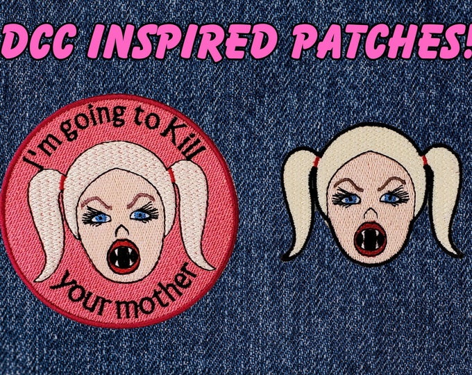 DCC Samantha-Inspired Patch, Blowup Doll head Patch, Bestest Girl patch, LitRPG-Inspired Patch
