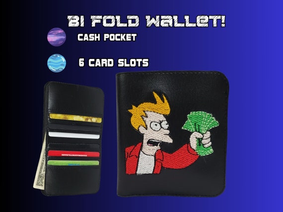 Shut up and Take my Money wallet, Bifold wallet, faux leather wallet,
