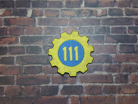 Customizable Vault Patch Fully Embroidered, Video Game Biker Badge, Sci-Fi Apocalypse Label, Vault Dweller Cosplay