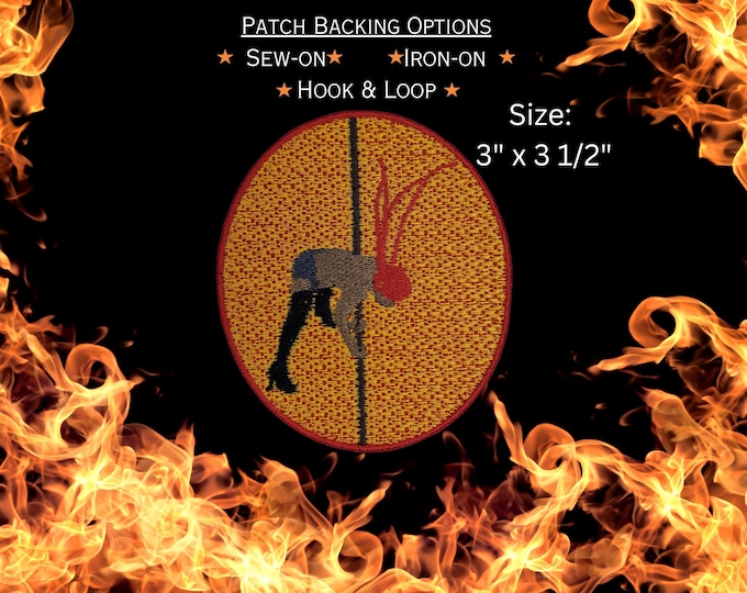 Lil X-Inspired Devil Pole Patch Fully Embroidered, Demonic Pole Dancing Symbol, 2021 Meme Patch, X Badge
