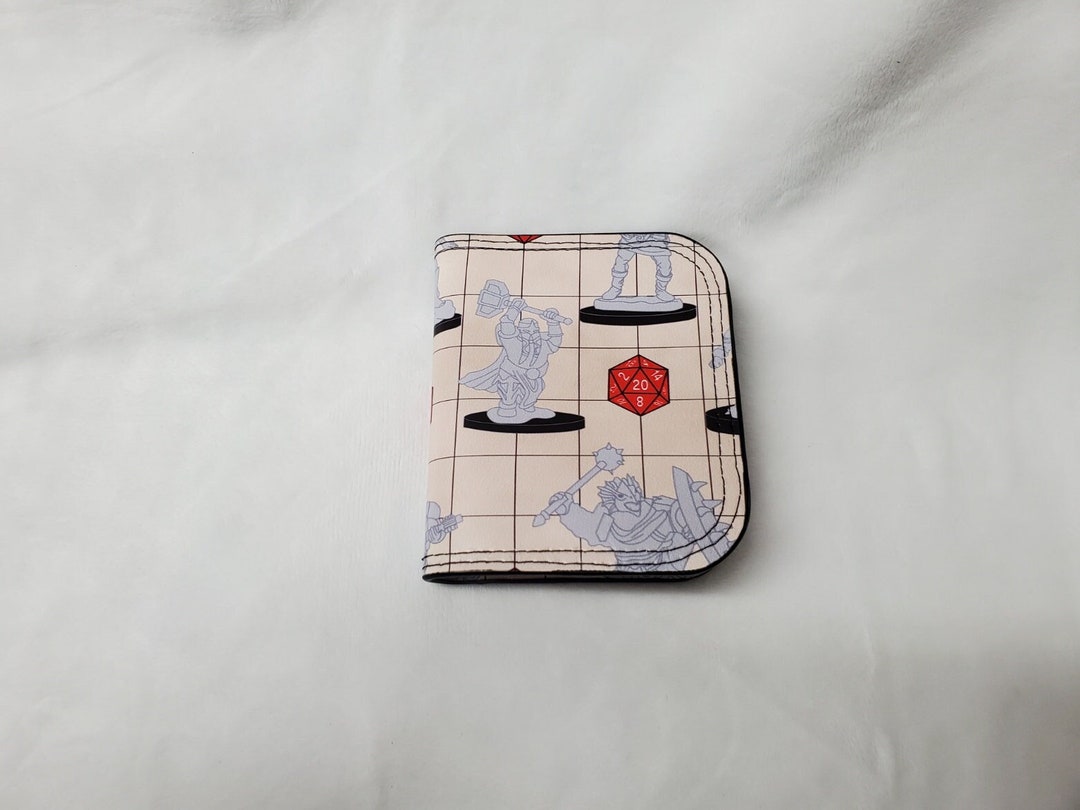 Dnd Fantasy Miniatures Wallet of Holding Nerdy Wallet Etsy