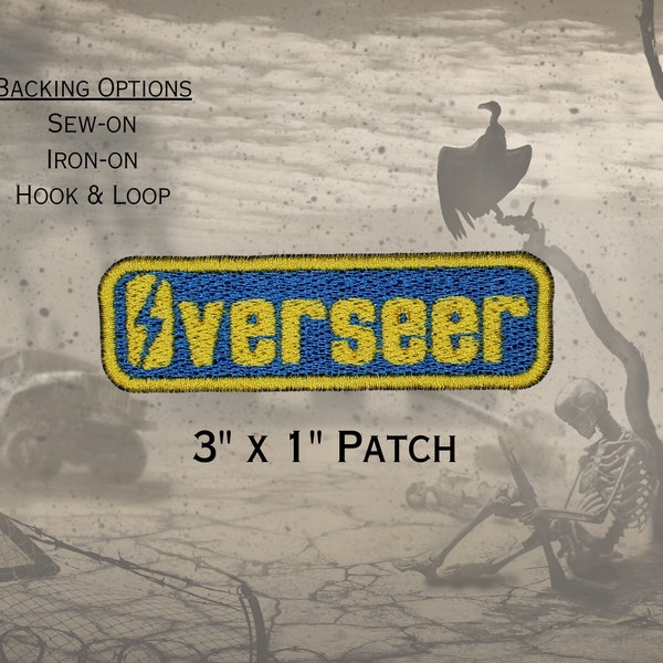 Overseer Nuclear Apocalypse Gaming Label Morale Patch