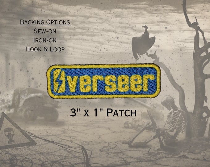 Overseer Nuclear Apocalypse Gaming Label Morale Patch