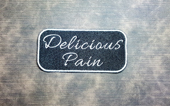 Fully Embroidered Delicious Pain Patch, Morale Patch
