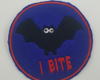 Cute Derpy Bat I Bite Patch