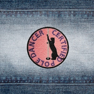Certified Pole Dancer Patch, DCC-Inspired Patch, Dungeon Crawling Cat Royalty Patch, LitRPG-Inspired Patch