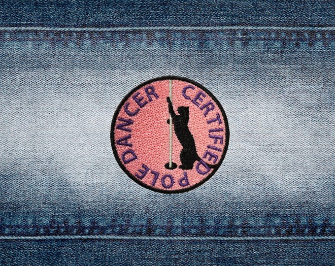 Certified Pole Dancer Patch, DCC-Inspired Patch, Dungeon Crawling Cat Royalty Patch, LitRPG-Inspired Patch