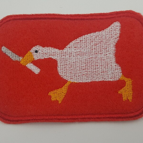 Horrible Goose Morale Patch, Video Game Badge, Perfect Gift for Nerdy Jacket or Bag