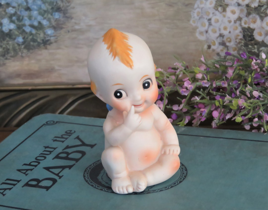 Vintage Bisque Kewpie Doll Figurine Baby Room Decor Bisque Etsy