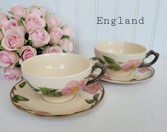 Franciscan Desert Rose Cup and Saucer Sets USA or England