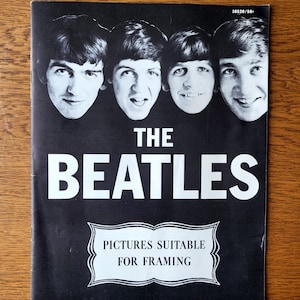 The Beatles Pictures Suitable for Framing Magazine 1964, Beatles Gifts, Beatles Memorabilia, Beatles Merchandise