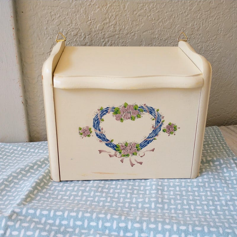 Anyiqur Roses Vintage Recipe Box Roses - Etsy