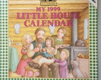 My 1999 Little House Calendar Vintage Little House On The Prairie Collectible Wall Calendar Unused (B3)