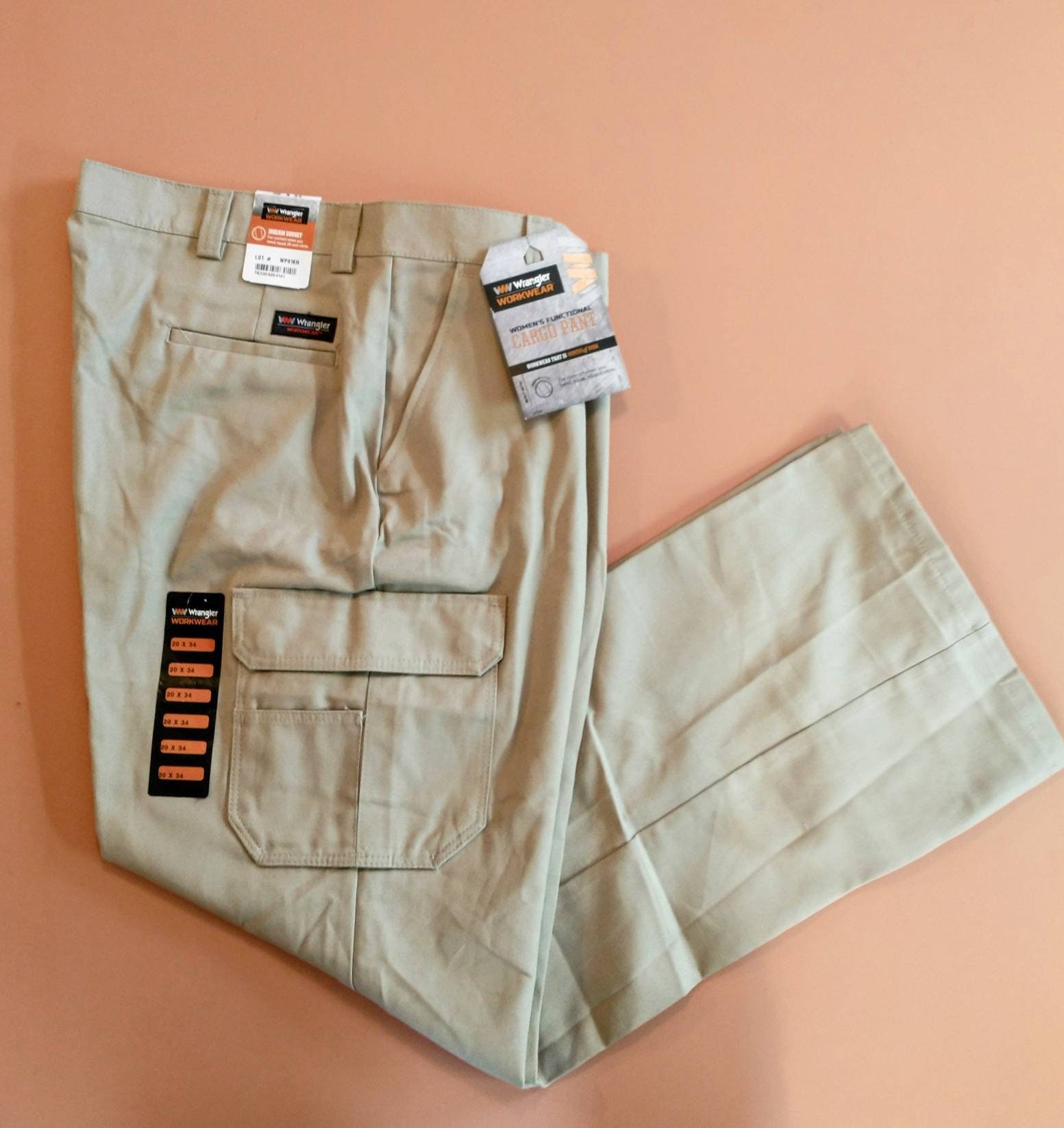 NOS WRANGLER Workwear Cargo Pants Women's Work Pant - Etsy Finland